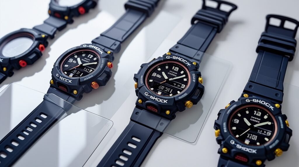 18x savvies protector de pantalla para casio g-shock gm-2110d