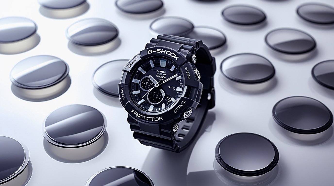 18x savvies protector de pantalla para casio g-shock gm-2110d