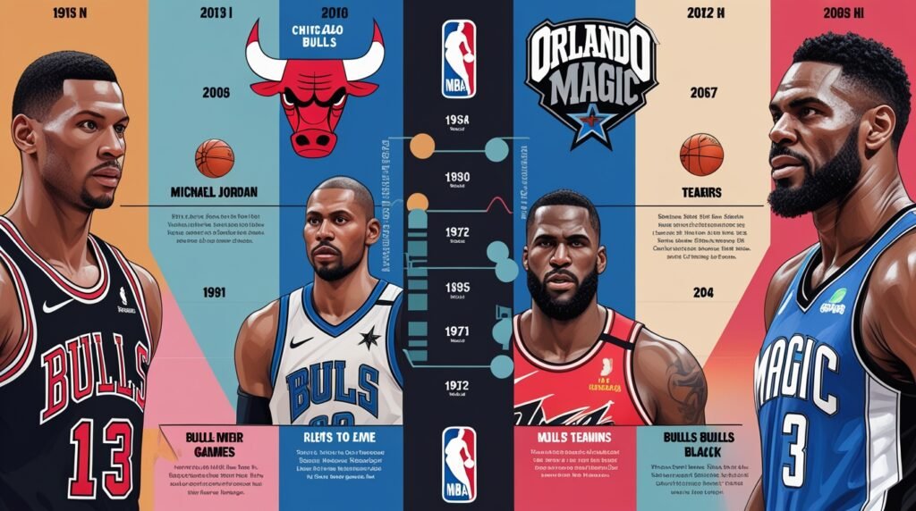 Chicago Bulls vs Orlando Magic Timeline