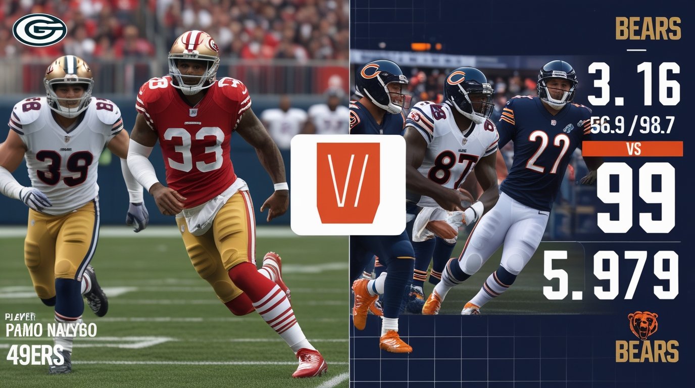 49ers vs chicago bears match player stats