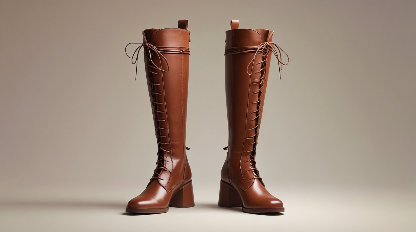 Brown Knee High Boots