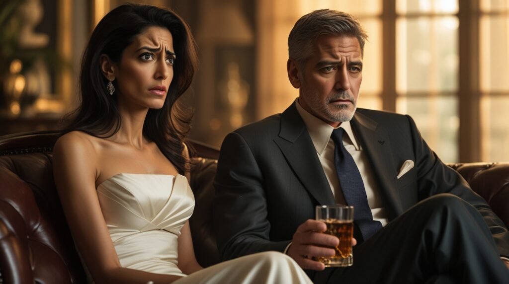 Amal Clooney Reportedly Upset Over Husband George Clooney's Drinking Habits.