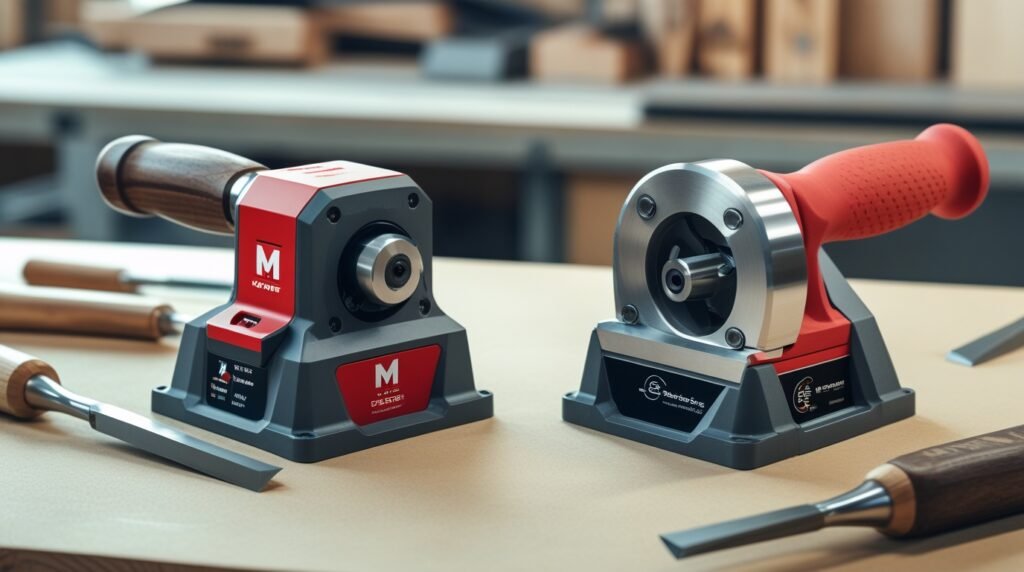 m power fasttrack mk2 vs g sharp edge chisel sharpener