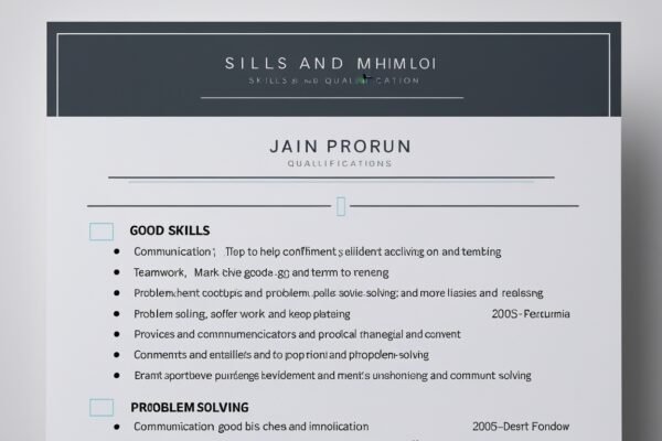 Good Skills to Put on a Resume