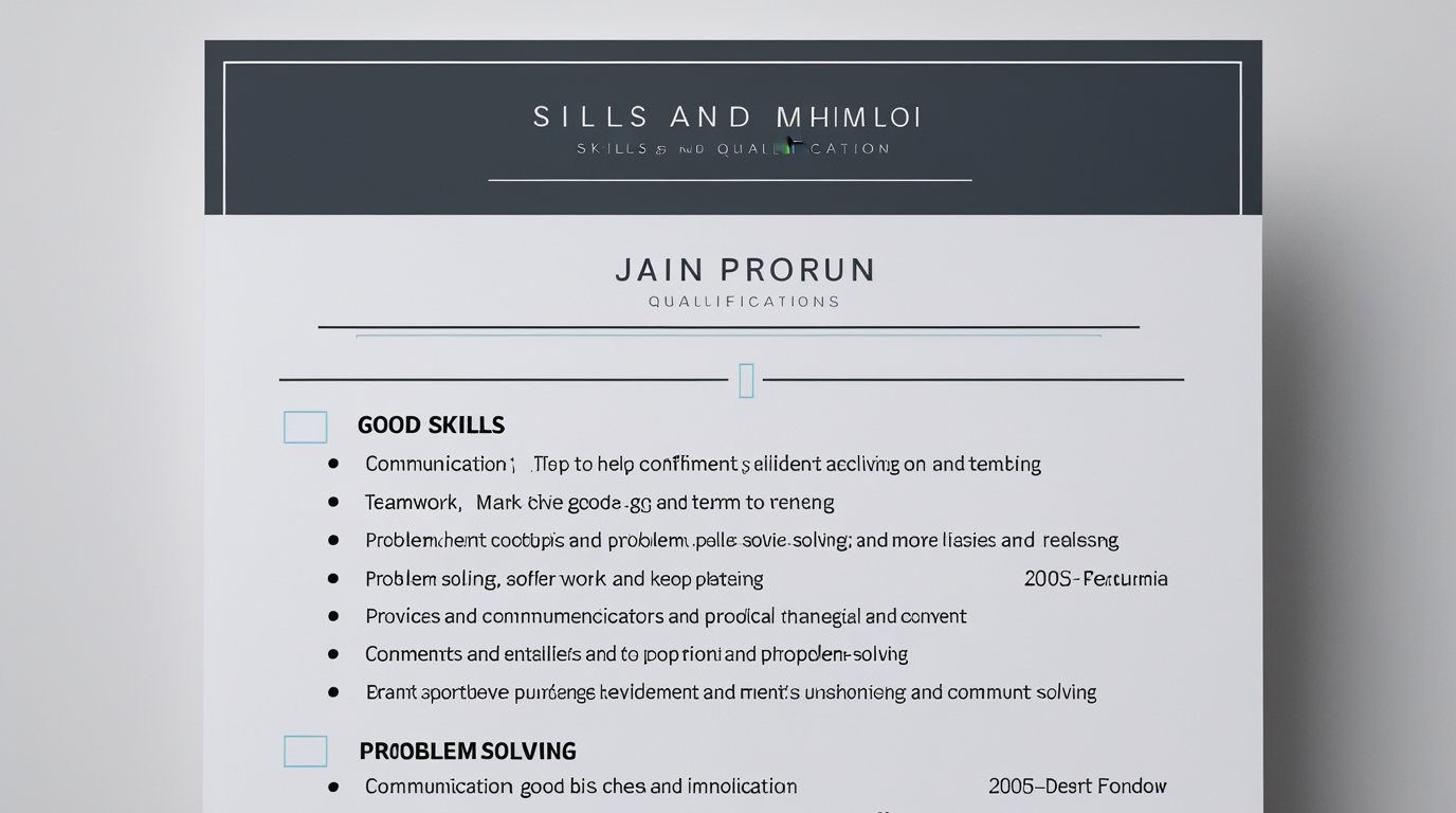 Good Skills to Put on a Resume