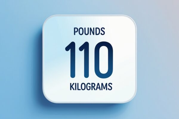 110 lbs a Kilos