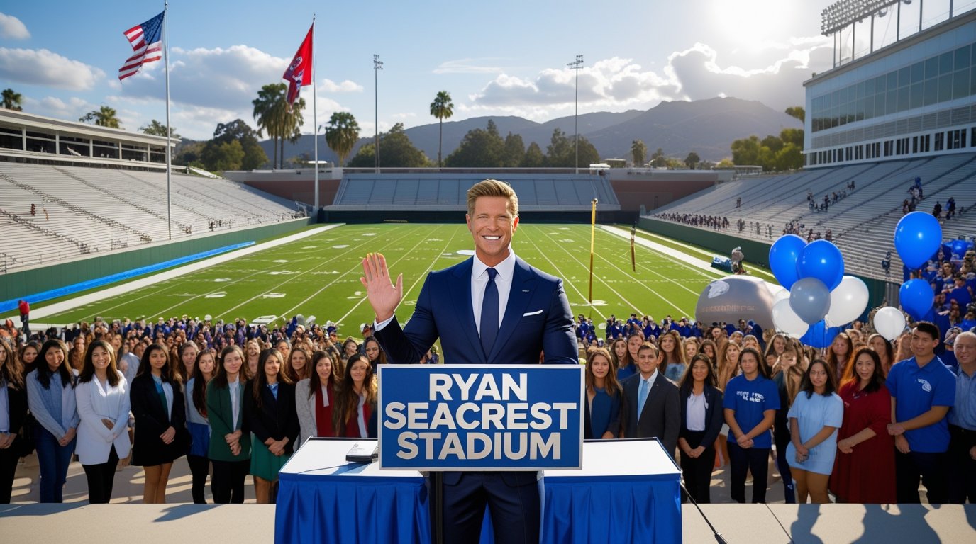 Ryan Seacrest's High School Stadium Is Renamed in His Honor