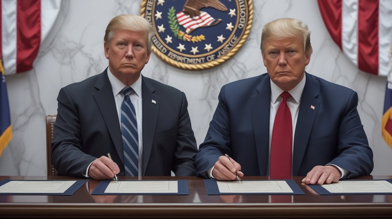 Justice Department Replaced Identical Trump Signatures on Recent Pardons