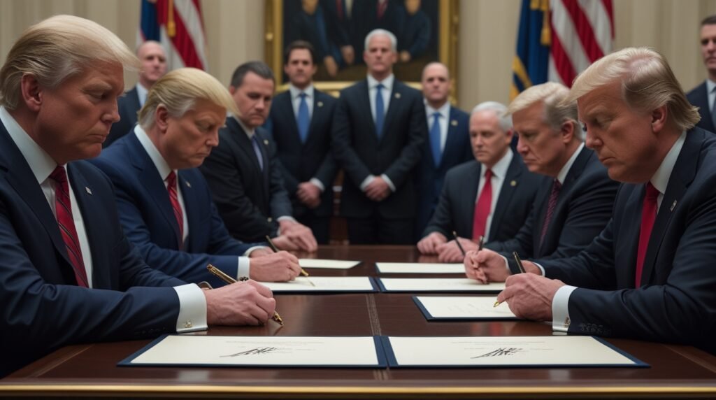 Justice Department Replaced Identical Trump Signatures on Recent Pardons