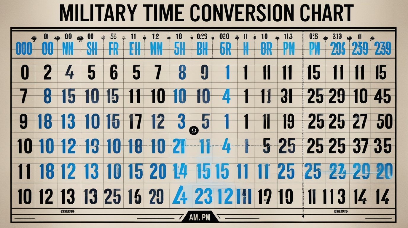 Military Time Chart