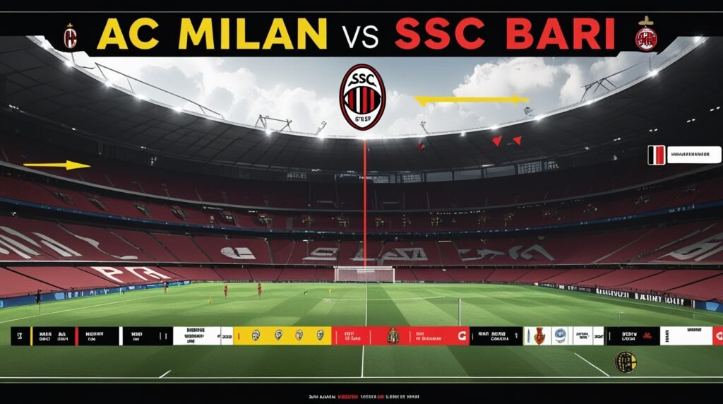 AC Milan vs SSC Bari Timeline