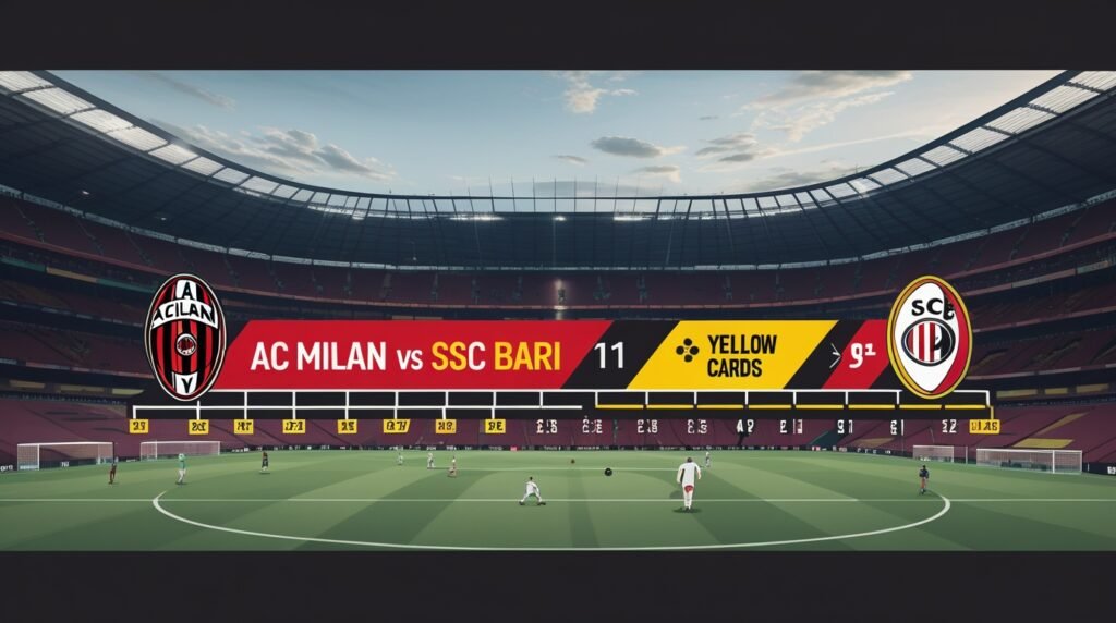 AC Milan vs SSC Bari Timeline