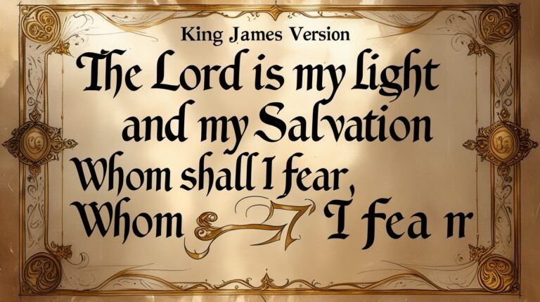Psalm 27 KJV