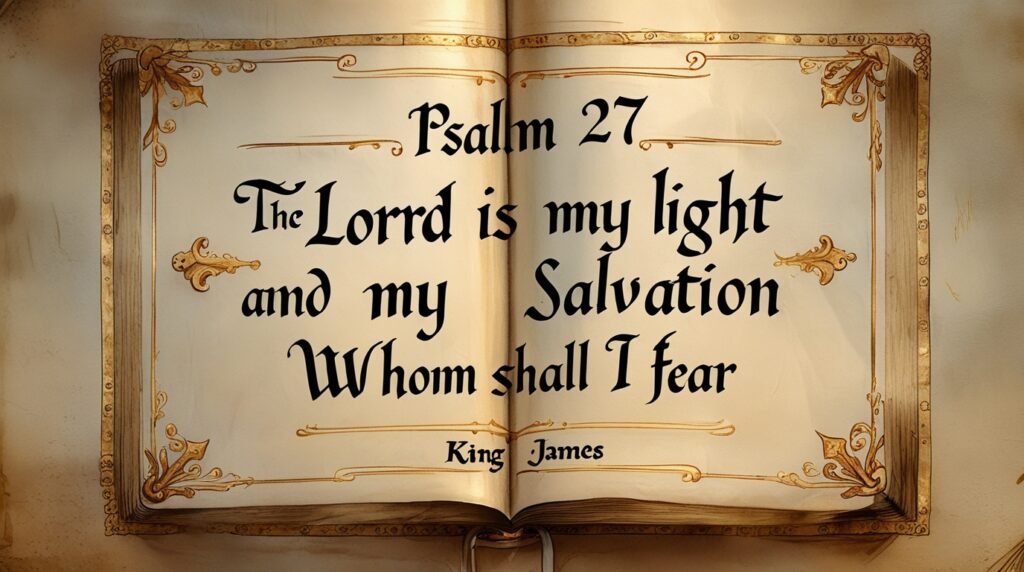 Psalm 27 KJV