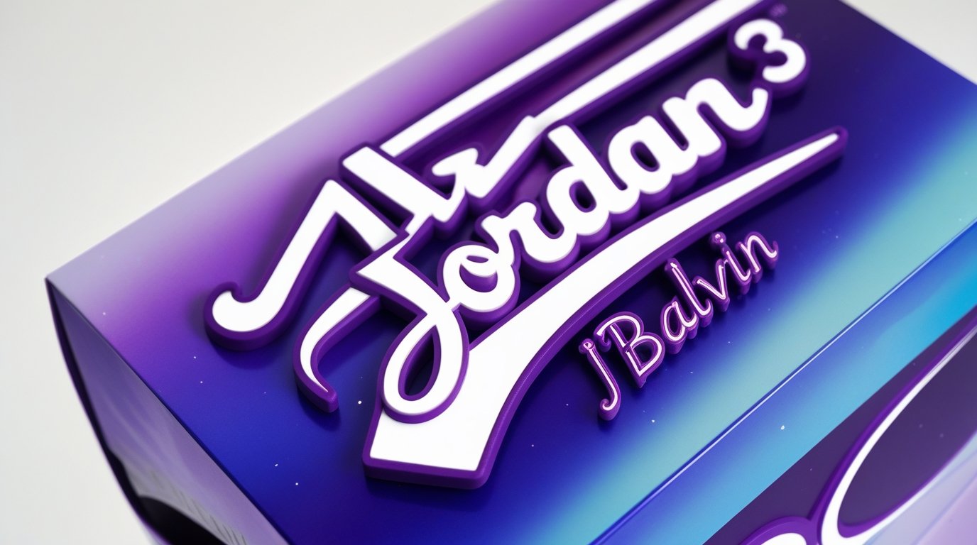 Air Jordan 3 J Balvin Box Cover