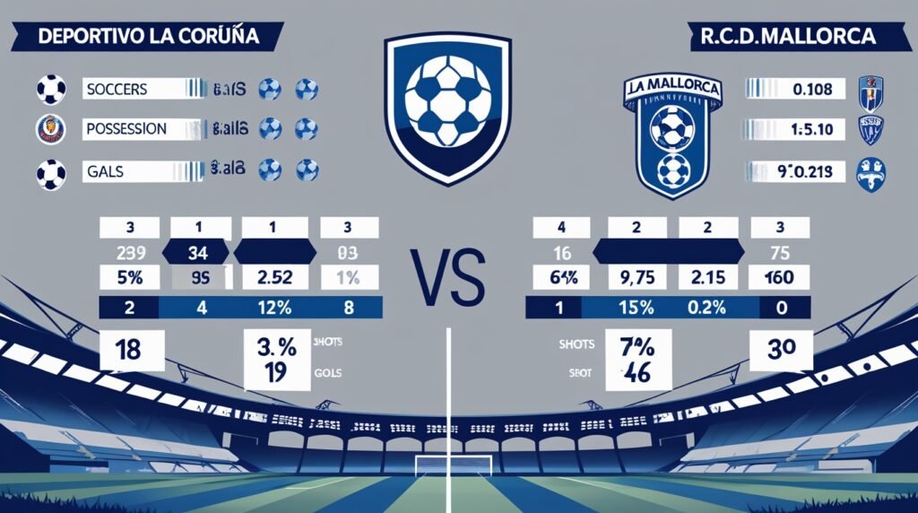 Estadísticas de Deportivo La Coruña contra R.C.D. Mallorca