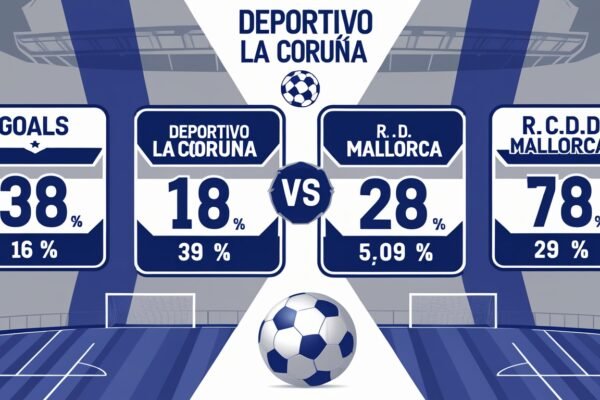 Estadísticas de Deportivo La Coruña contra R.C.D. Mallorca