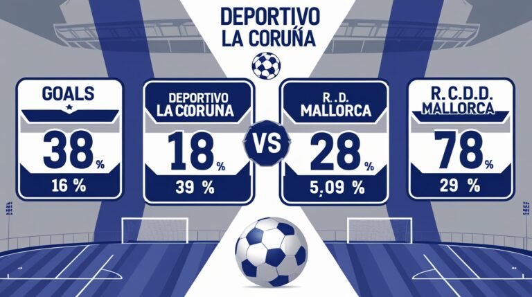 Estadísticas de Deportivo La Coruña contra R.C.D. Mallorca
