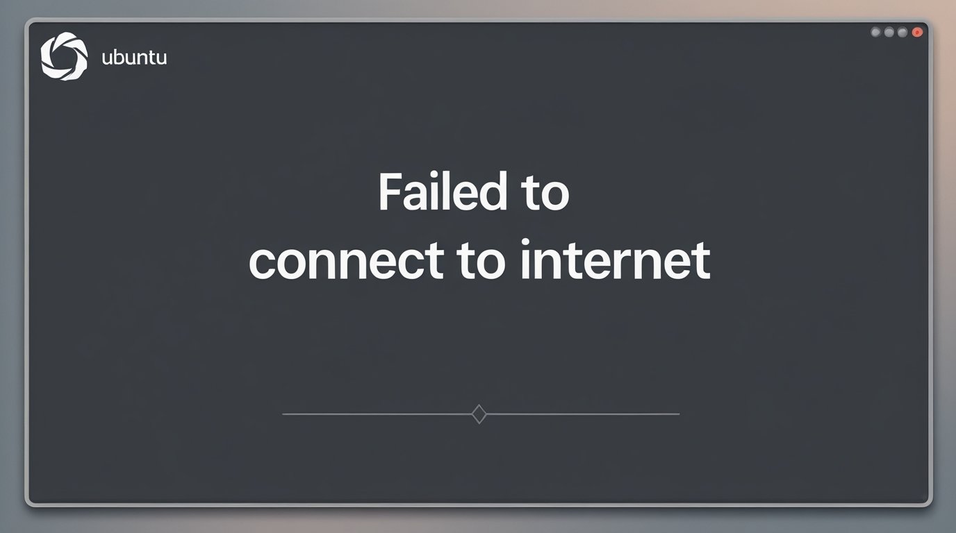r not connecting to internet ubuntu